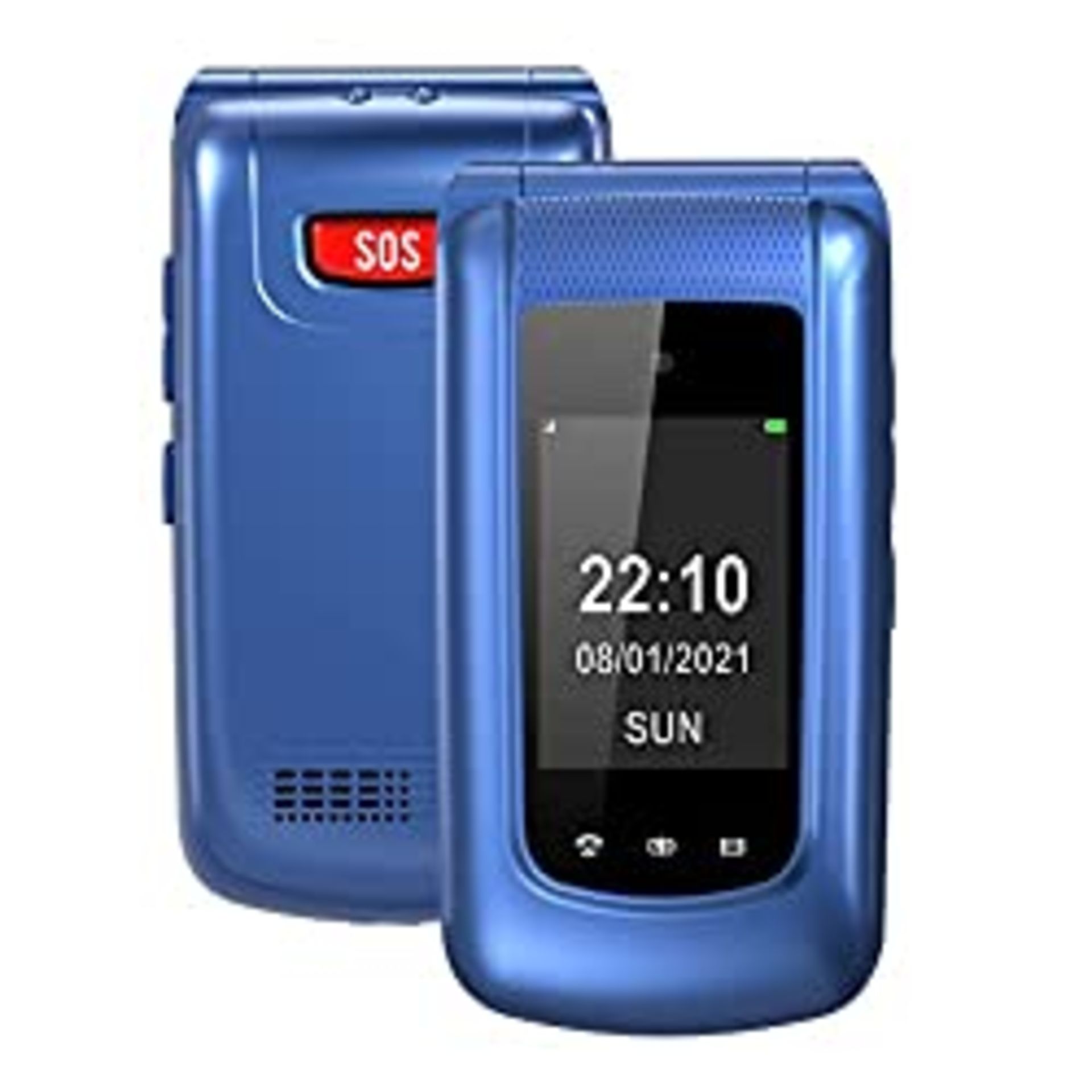 RRP £31.90 Uleway 2G Big Button Flip Mobile Phone Sim Free Unlocked