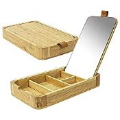 RRP £19.99 MOONRIVER Wooden Jewellery Box Oganizer