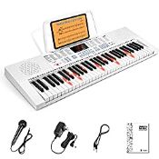 RRP £66.36 Vangoa Electric Piano Keyboard 61 Lighted Mini Key