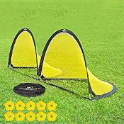 RRP £40.02 PodiuMax 6ft Pop Up Football Goal Sets