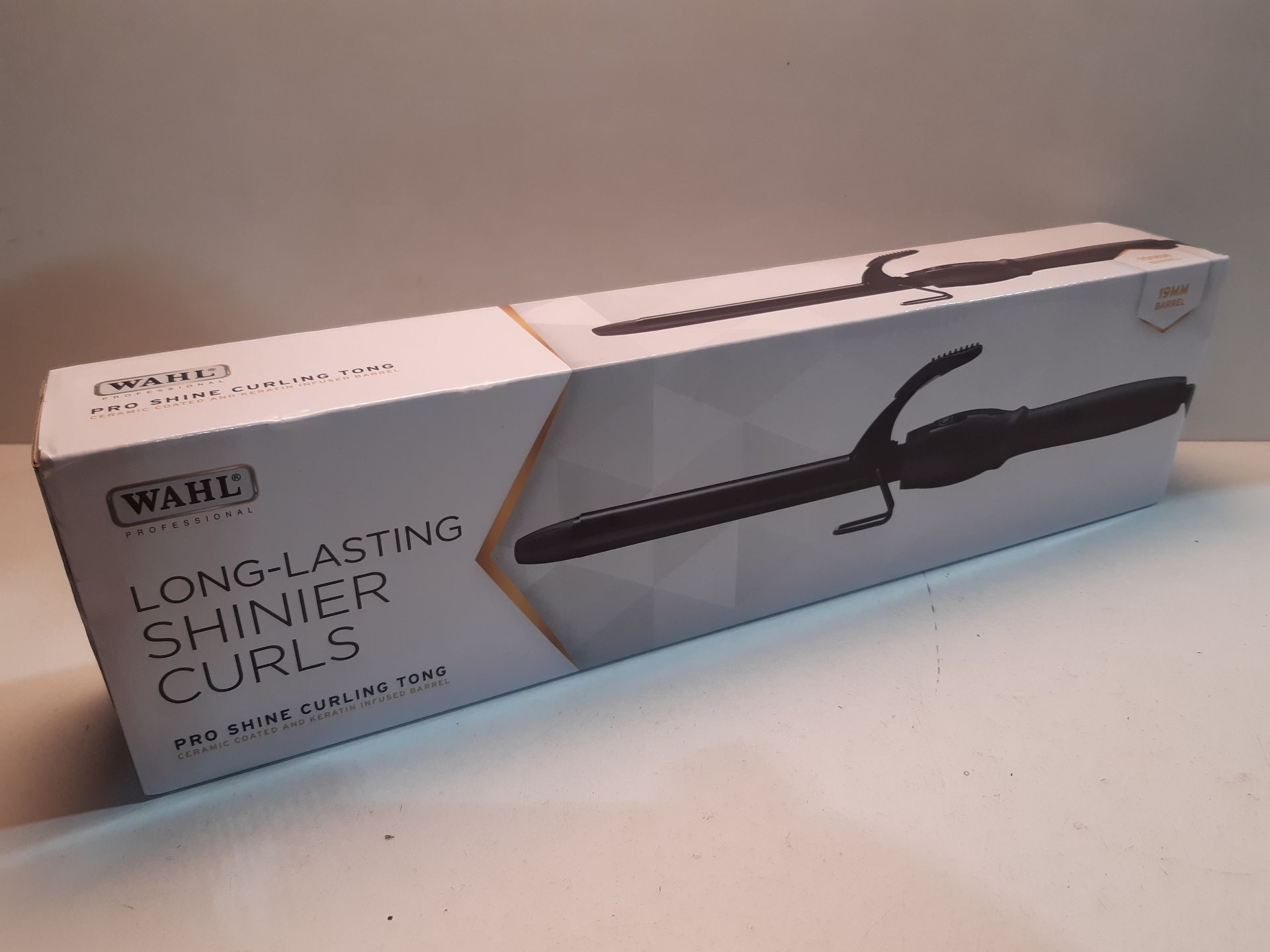 RRP £32.95 Wahl Pro Shine tong - 19mm Curling Barrel - Image 2 of 2