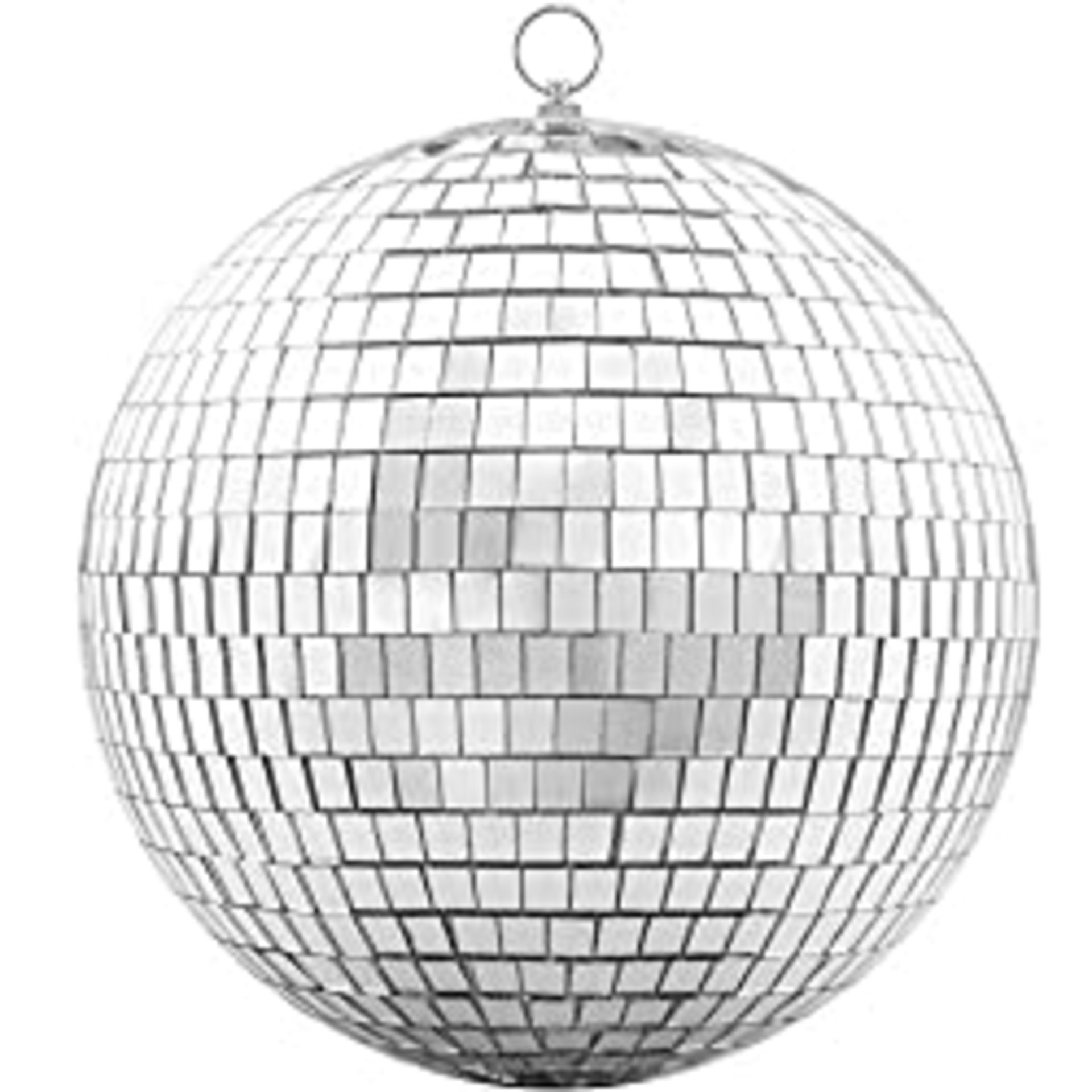 RRP £13.98 Mirror Ball -20CM Cool and Fun Silver Hanging Party Disco Ball