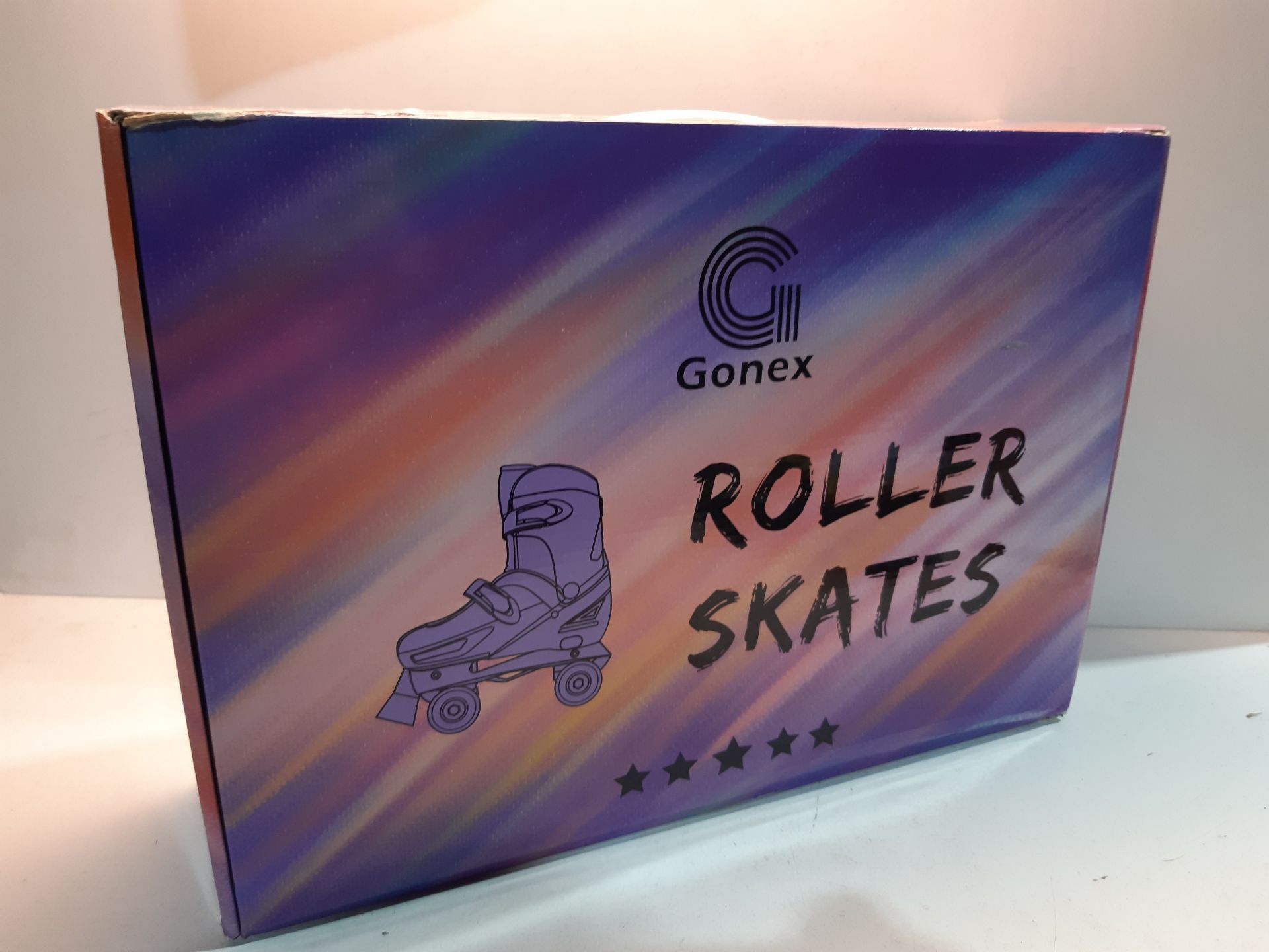 RRP £47.15 Gonex Adjustable Roller Skates - Image 2 of 2