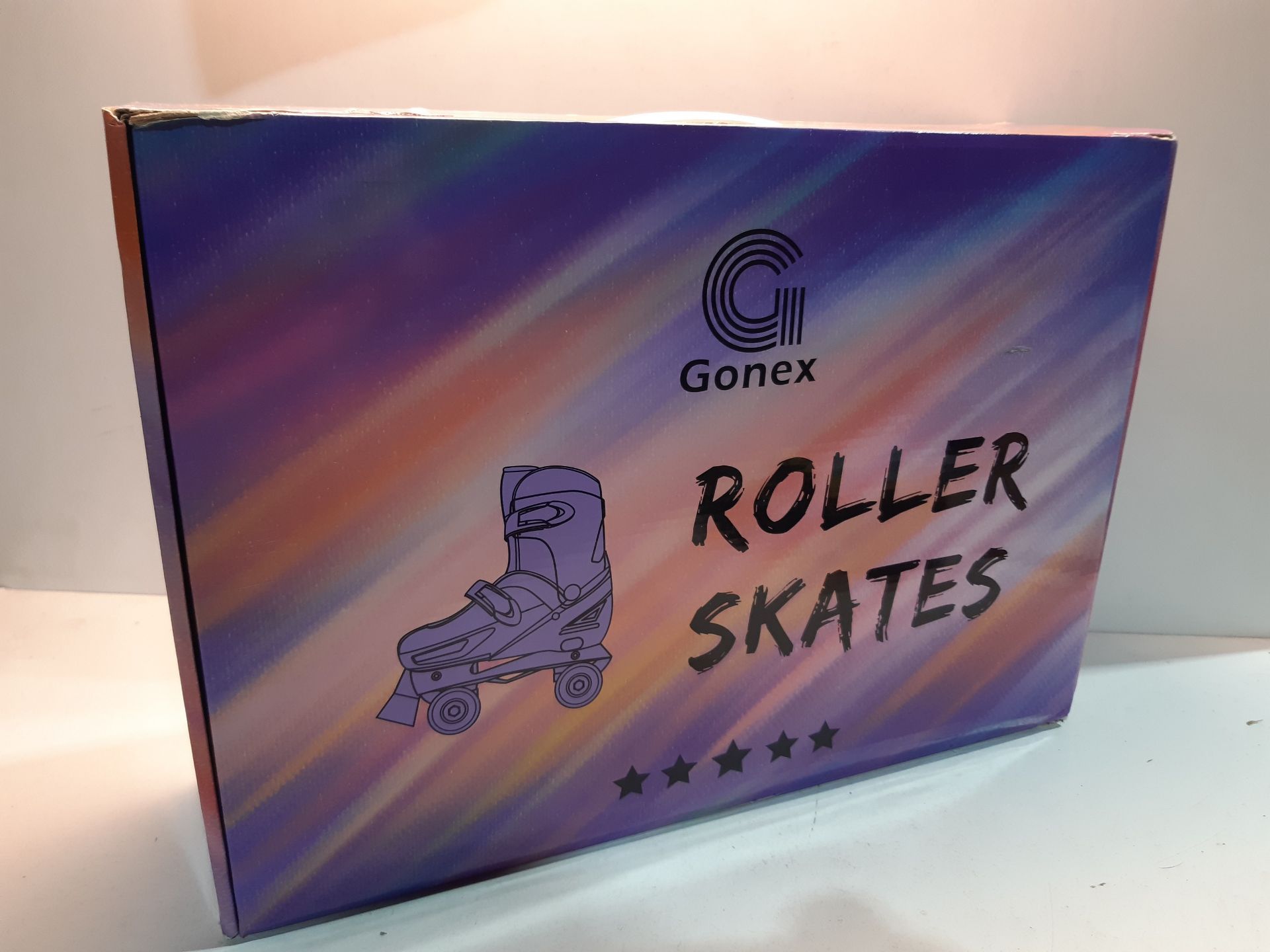 RRP £44.60 Gonex Adjustable Roller Skates - Image 2 of 2