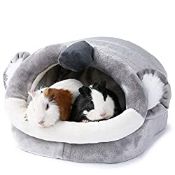 RRP £21.98 JanYoo Warm Bunny Bed for Rabbits Outdoor Cage Hideout