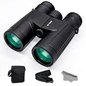 RRP £33.59 GVKAR Binoculars for Adults Bird Watching 12 x 42 Powerful