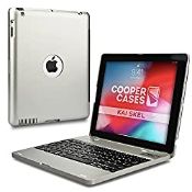 RRP £44.95 Cooper Kai SKEL P1 [Bluetooth Wireless Keyboard] Case for iPad 4