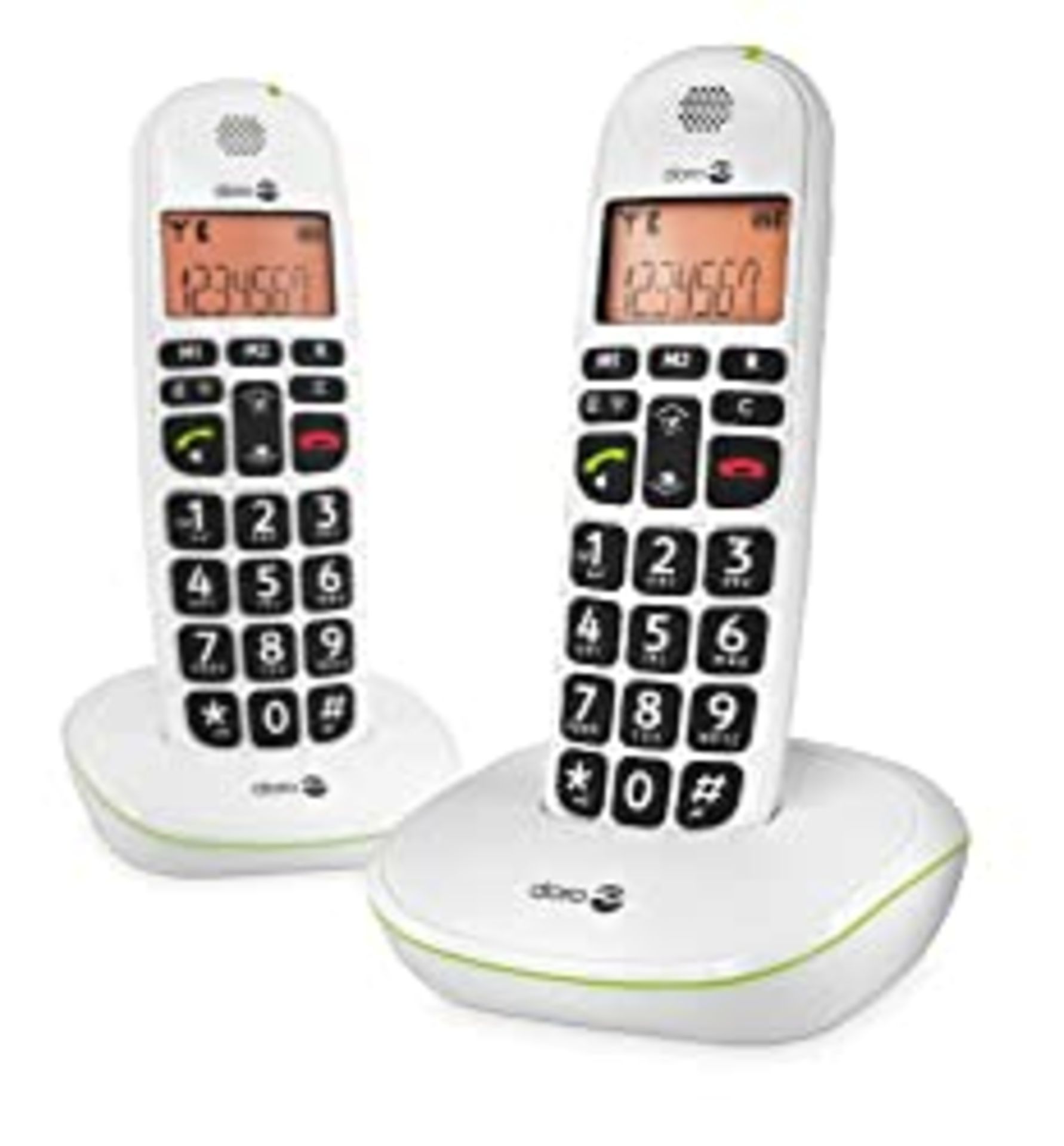 RRP £52.49 Doro PhoneEasy 100W DECT Cordless Phone with Amplified Sound and Big Buttons