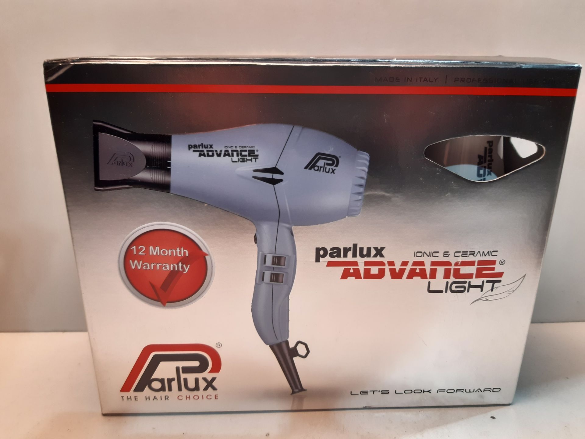 RRP £119.95 Parlux Advance Light Ionic and Ceramic Hair Dryer in White. Powerful - Image 2 of 2