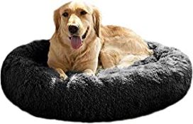 RRP £37.99 Dog Bed Comfortable Donut Cuddler Round Dog Bed Ultra