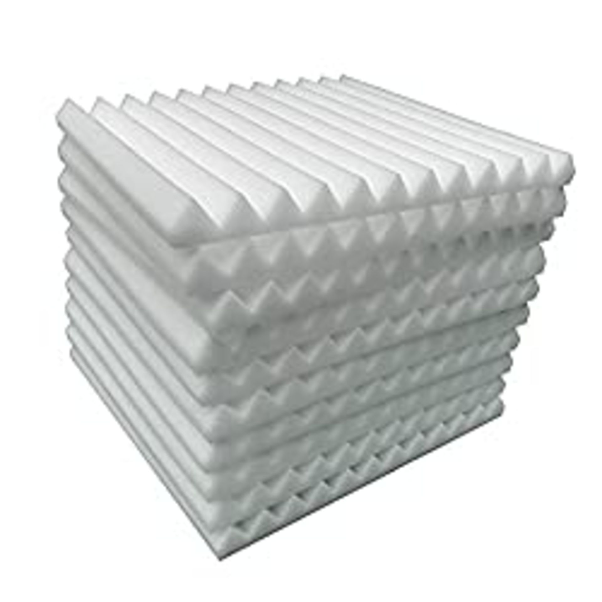 RRP £18.98 12 Pcs High Quality Acoustic Foam Tiles Panels