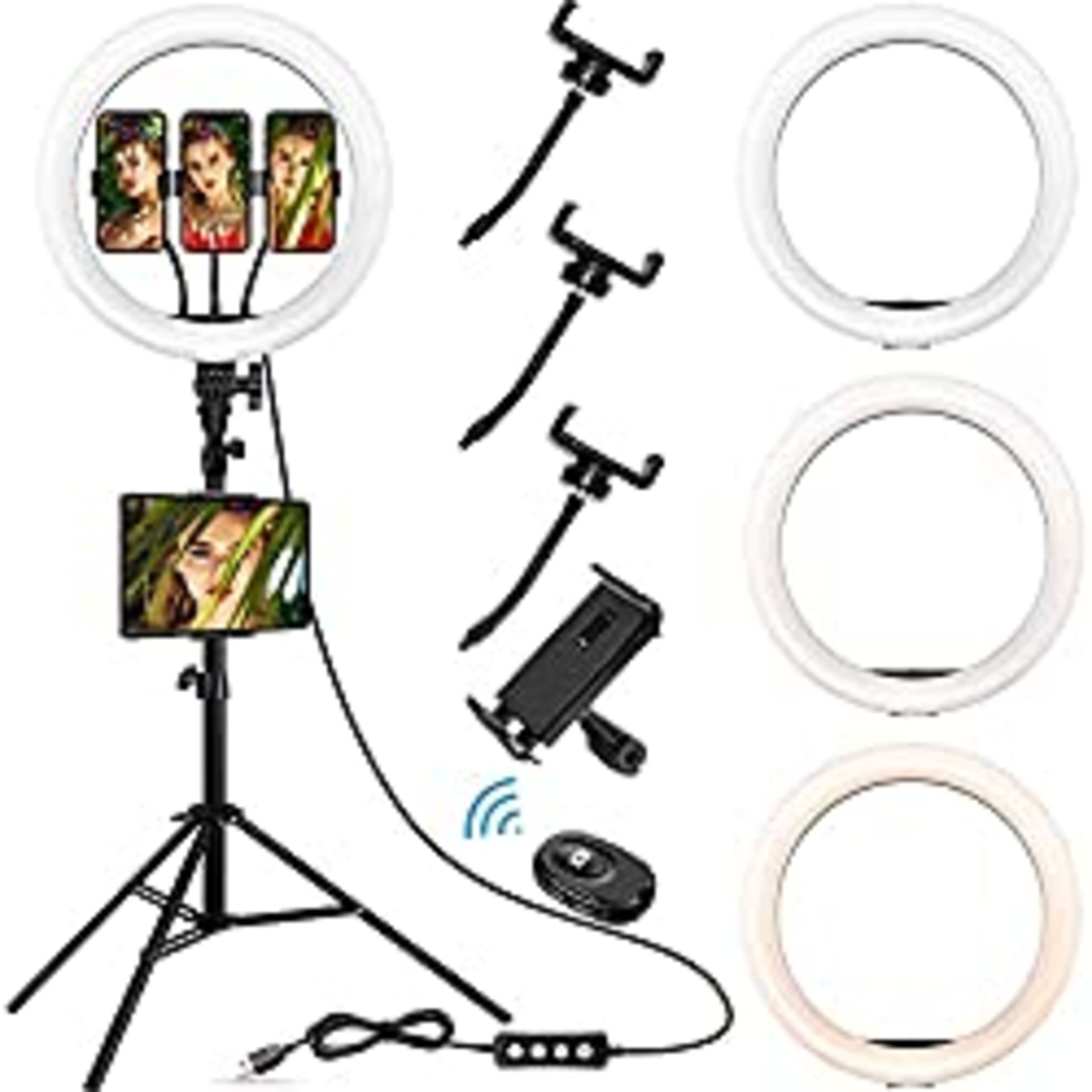 RRP £40.07 HOGARCOSAS 14" Selfie Ring Light with Tripod Stand