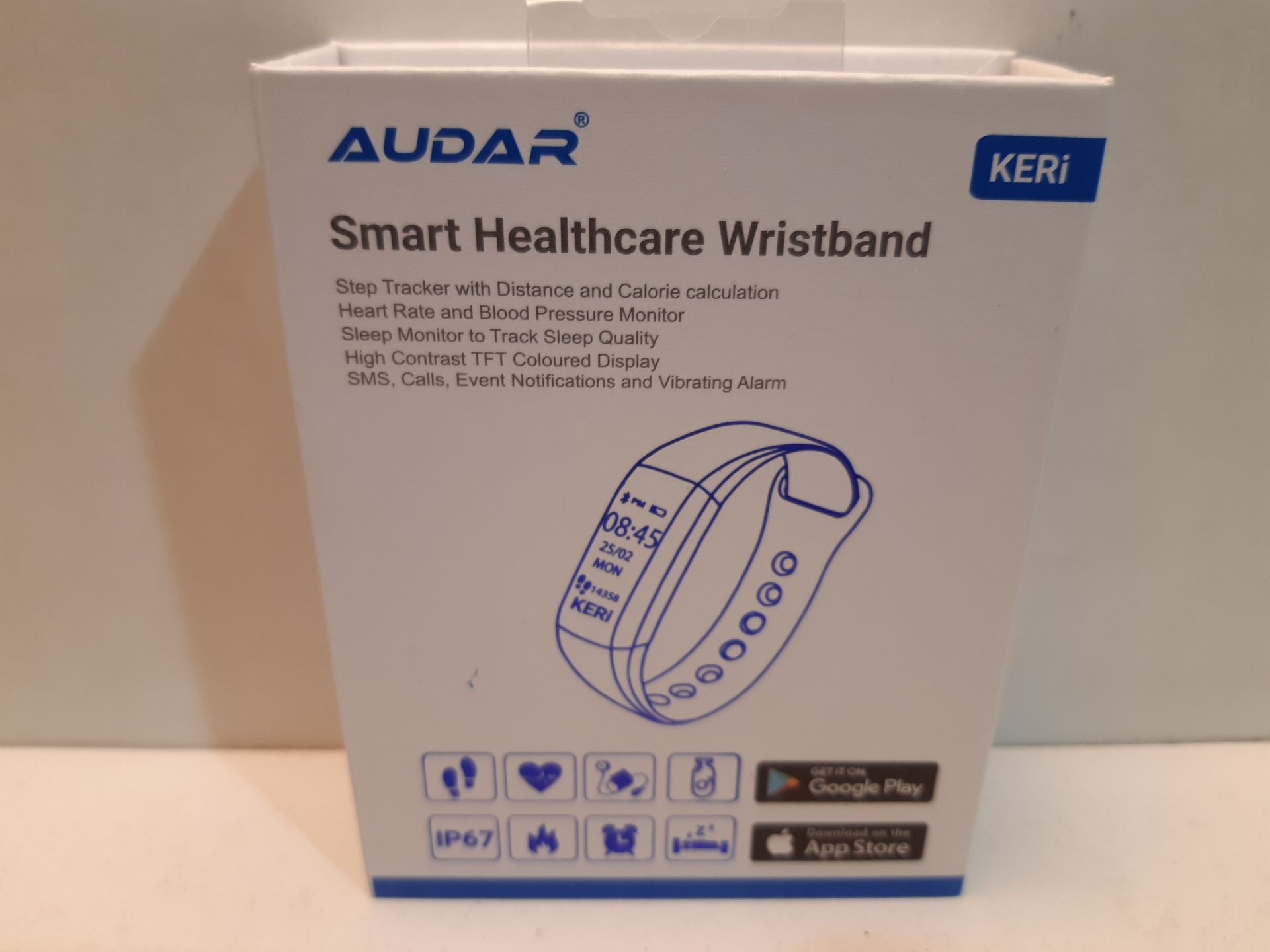 RRP £36.11 Audar KERi Activity Tracker with Heart Rate Monitor - Image 2 of 2