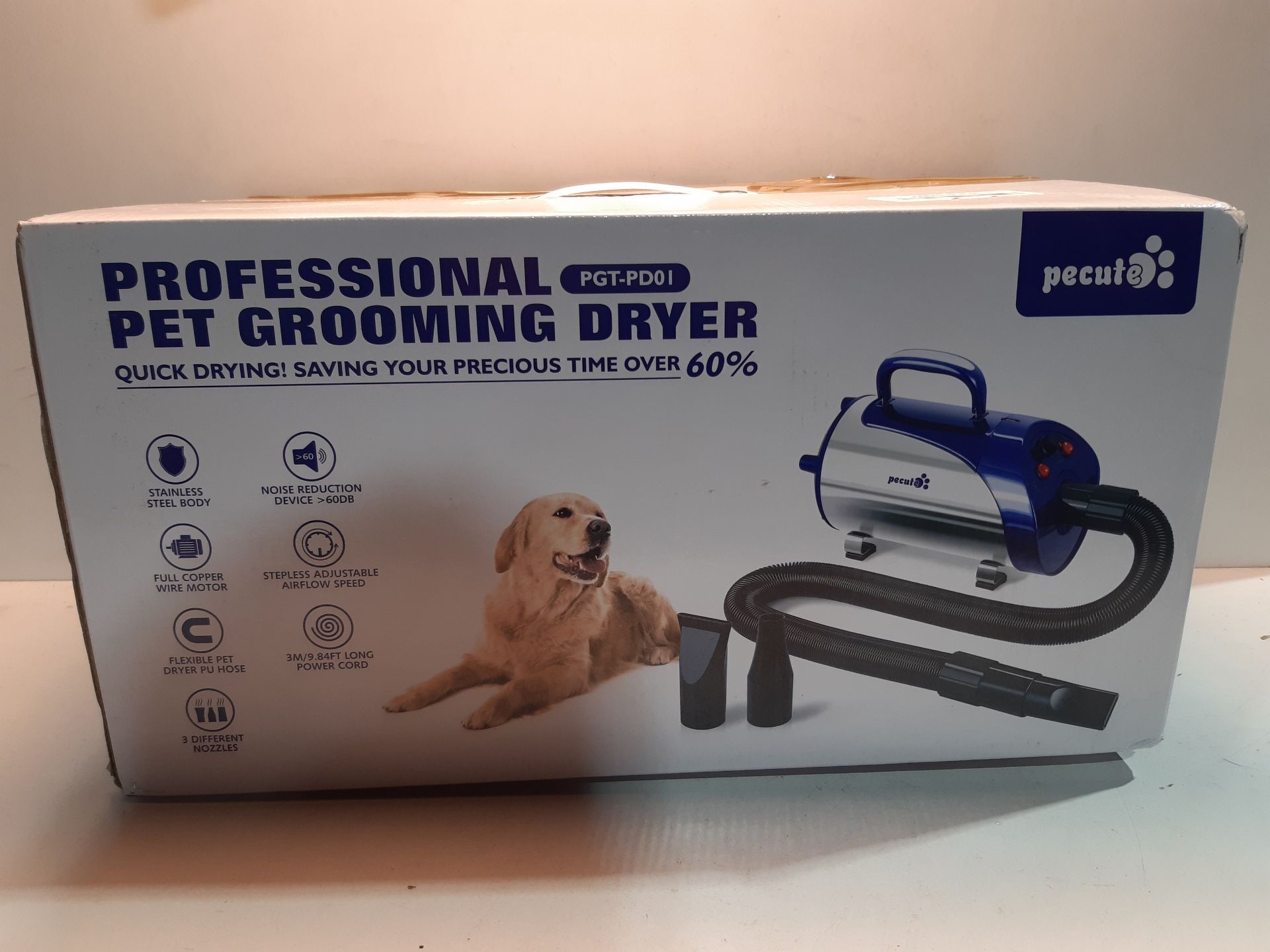 RRP £89.99 pecute Dog Dryer - Image 2 of 2
