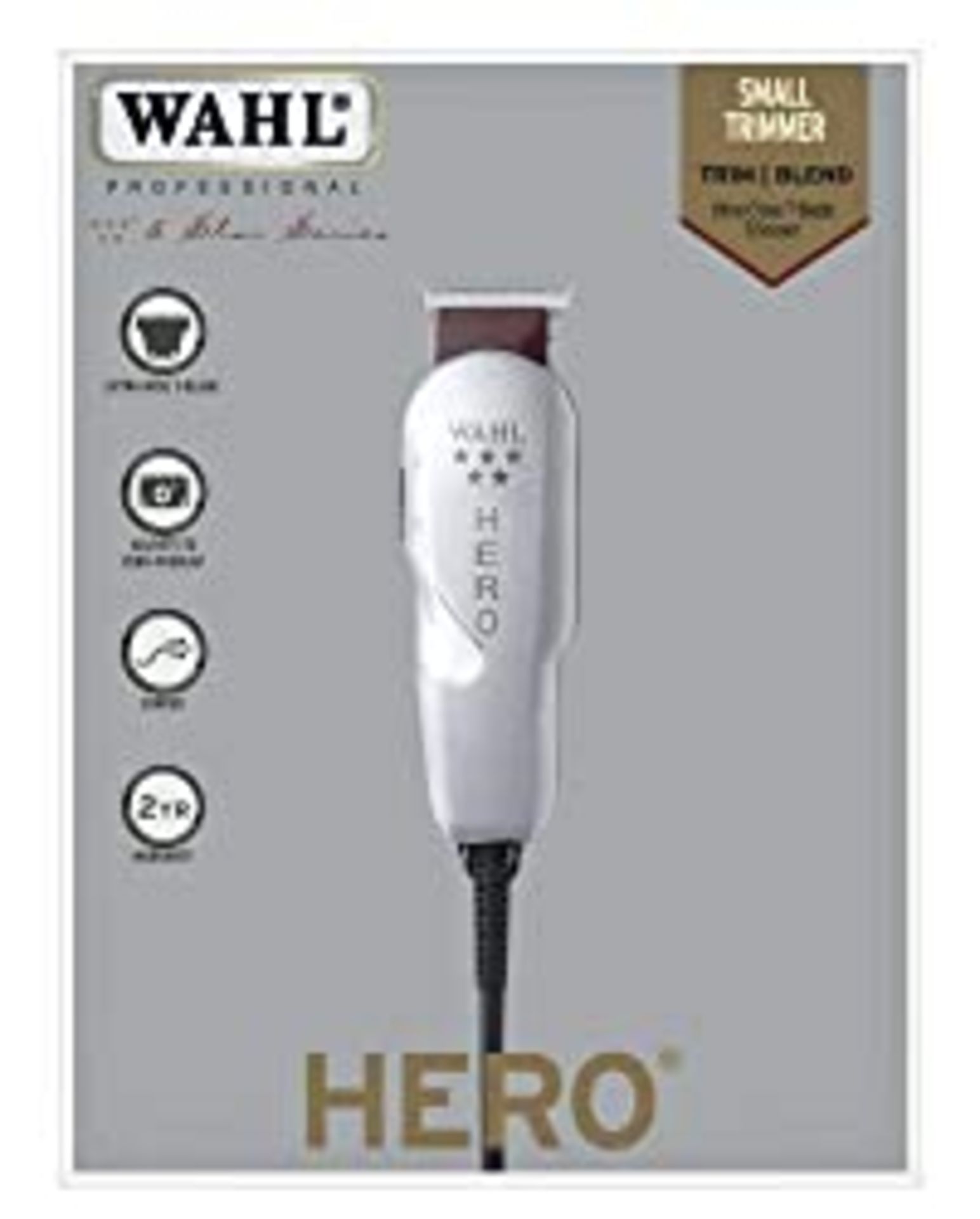 RRP £74.90 Wahl Professional 5-Star Hero Corded T Blade Trimmer