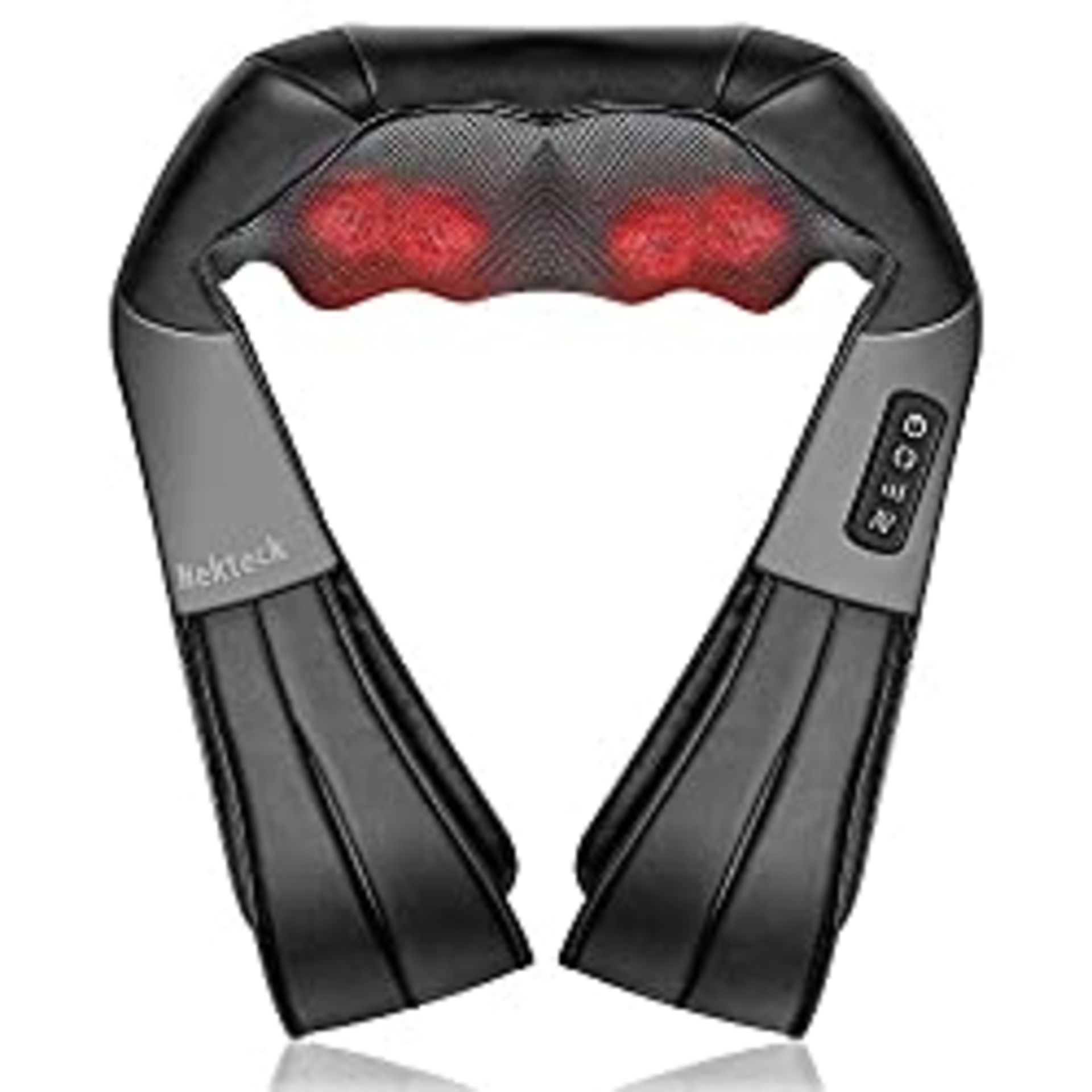 RRP £39.08 Nekteck Shiatsu Neck and Back Massager with Soothing Heat