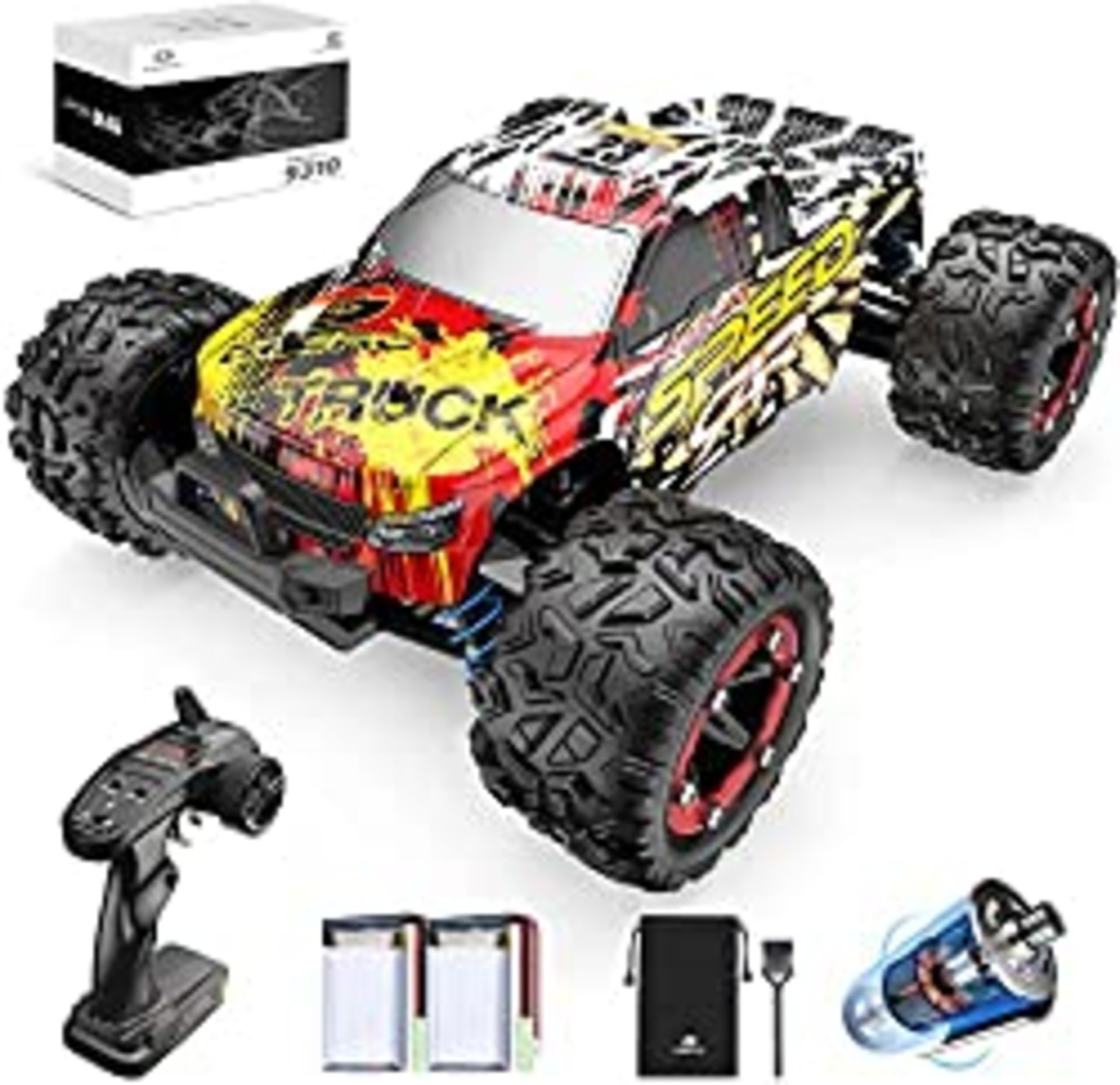 RRP £74.99 DEERC RC Cars High Speed Remote Control Car for Adults Kids 30+MPH