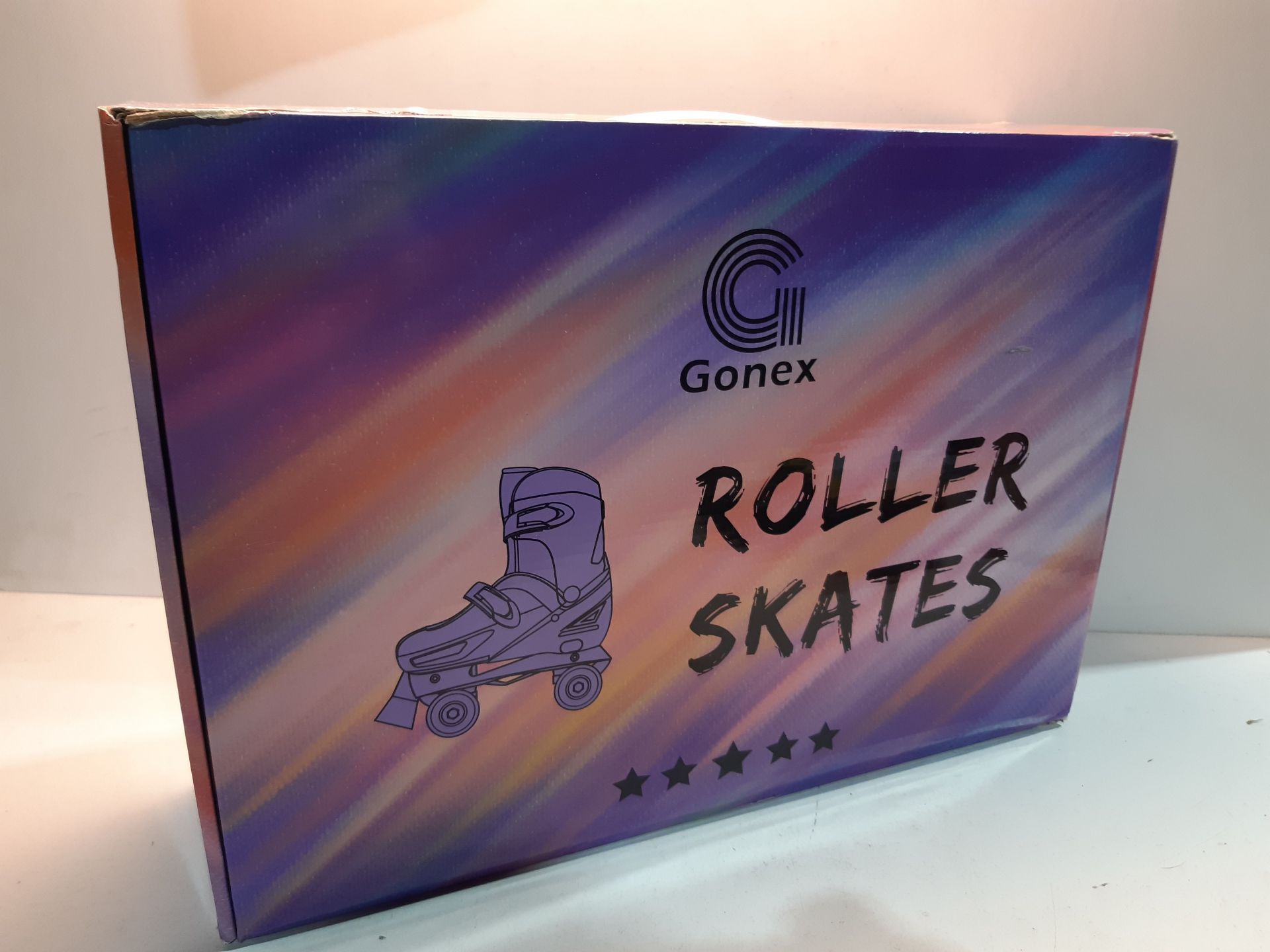 RRP £47.15 Gonex Adjustable Roller Skates - Image 2 of 2