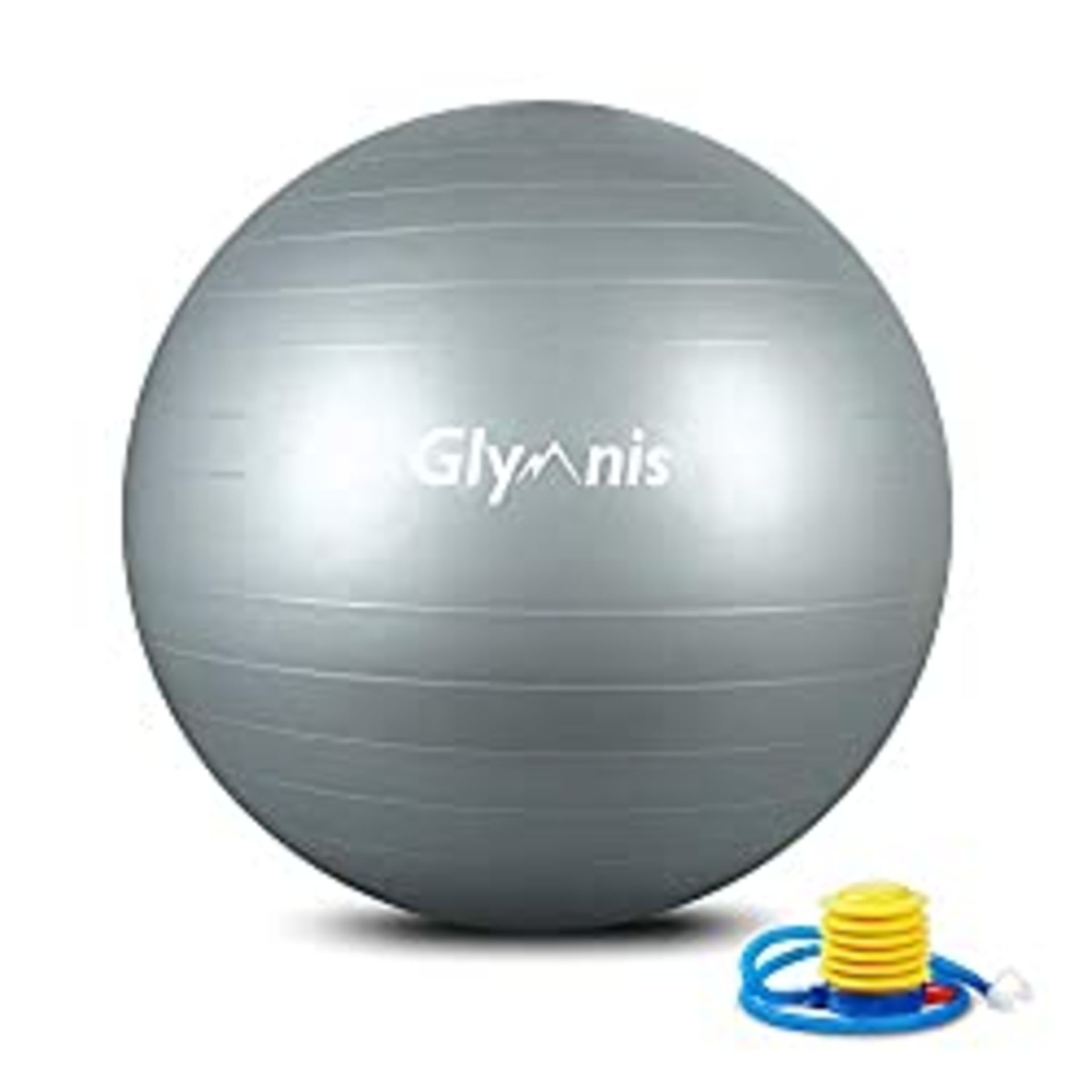 RRP £9.98 Glymnis Exercise Ball 55-75cm Yoga Ball Anti-Brust
