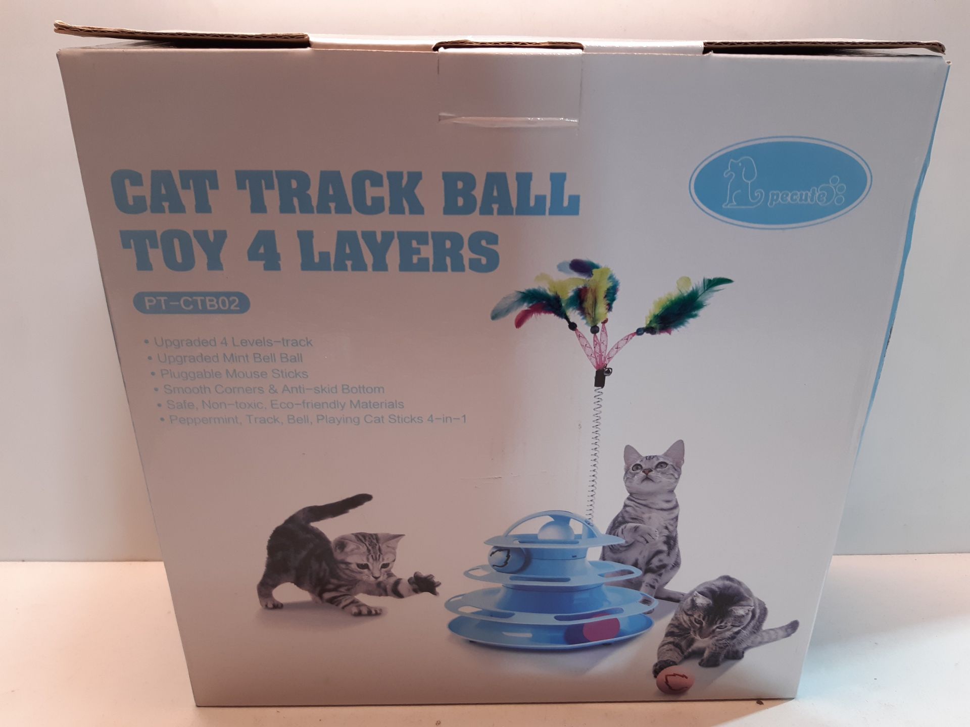 RRP £12.98 pecute Cat Roller Toy 4 Layers - Image 2 of 2