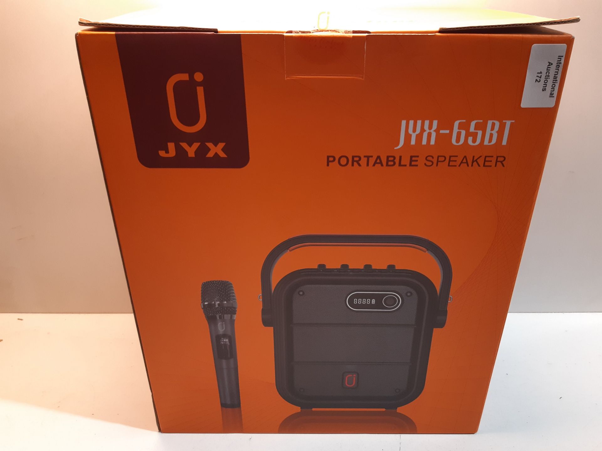 RRP £69.98 JYX Karaoke Machine with Wireless Microphone and Adjustable Shoulder Strap - Image 2 of 2