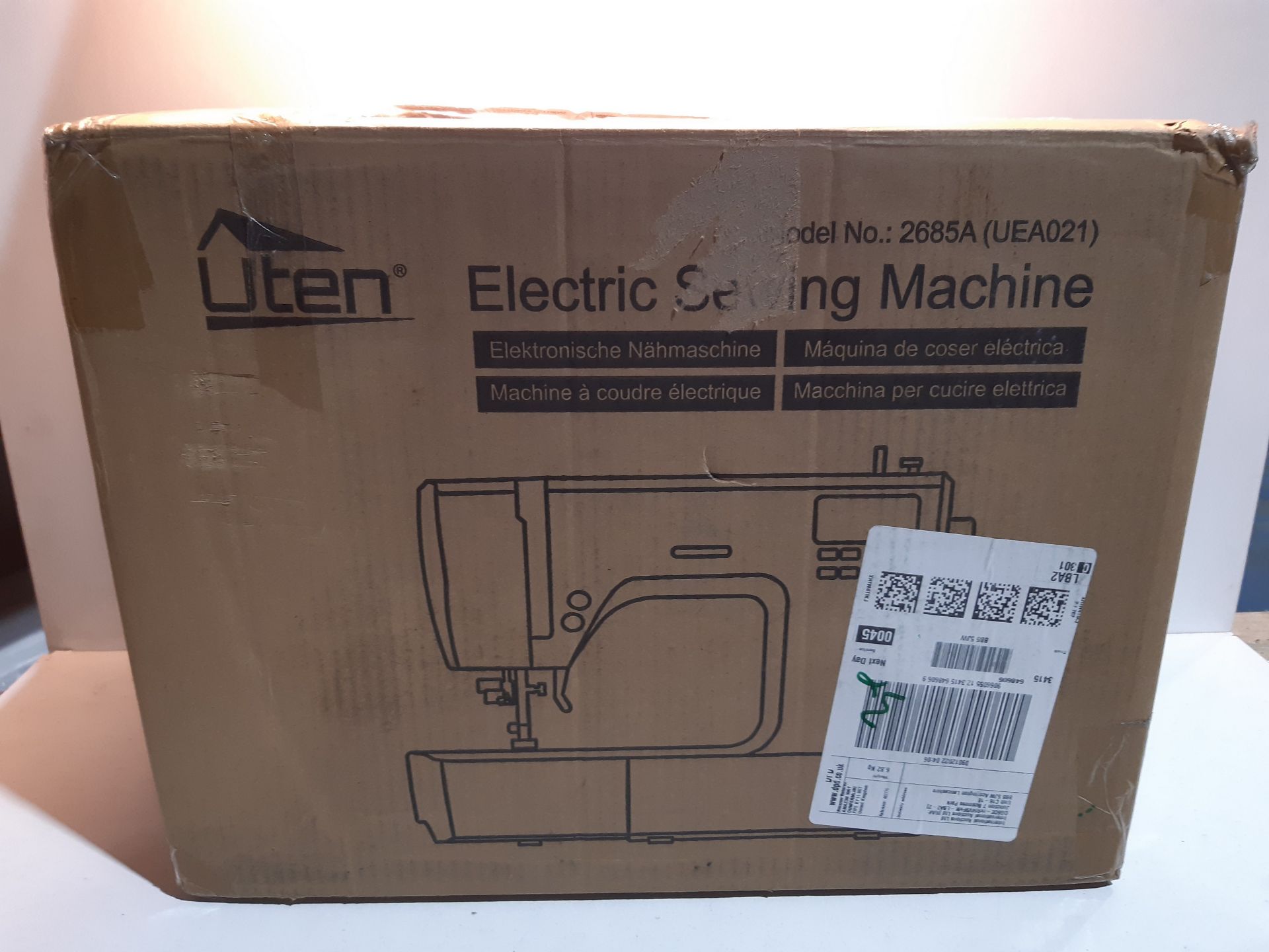 RRP £219.98 Uten Computerized Sewing Machine Portable Electronic - Image 2 of 2