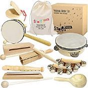 RRP £33.96 Stoie's Musical Instruments Set for Toddler and Preschool Kids Music Toy