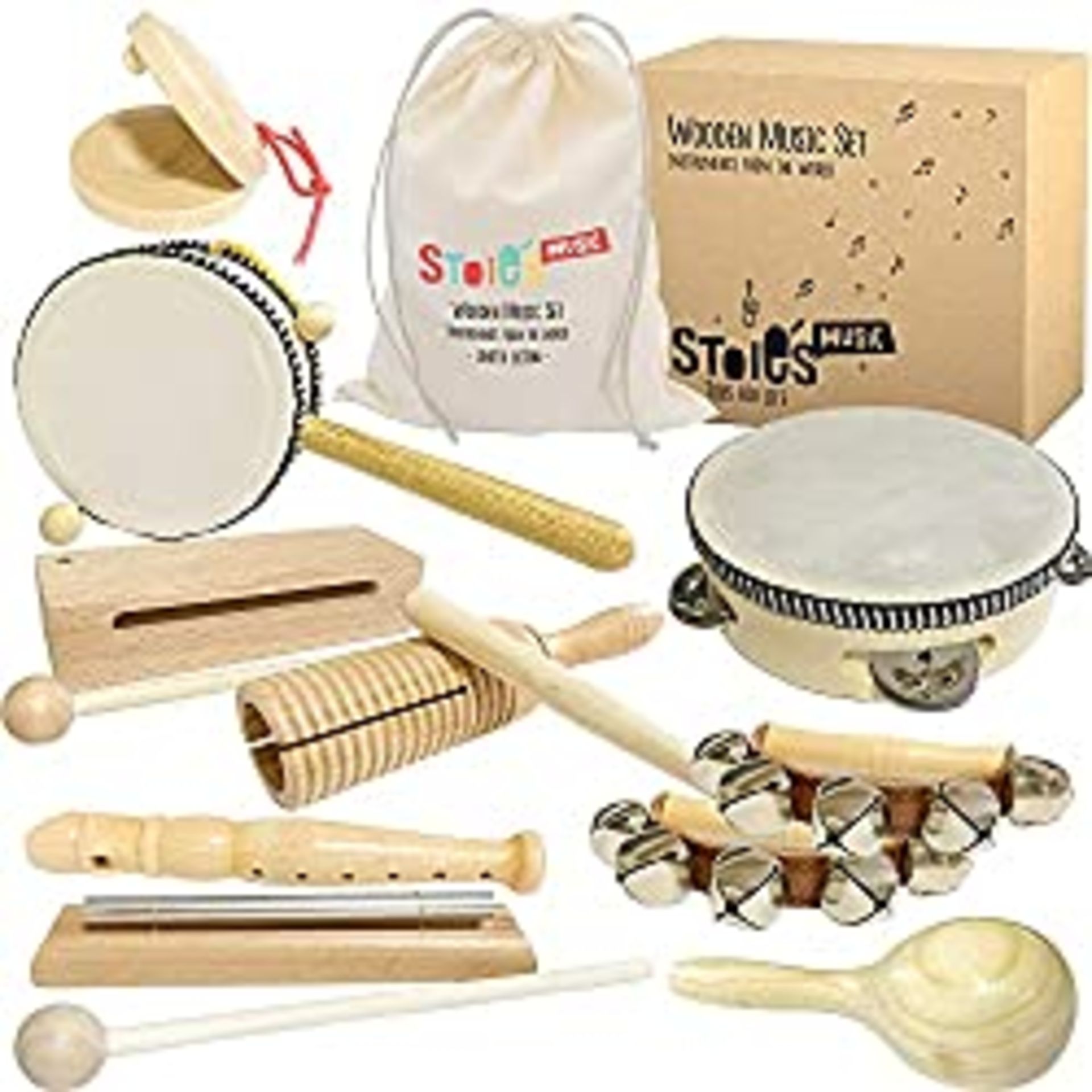 RRP £33.96 Stoie's Musical Instruments Set for Toddler and Preschool Kids Music Toy