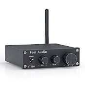 RRP £74.81 Bluetooth 5.0 Stereo Audio Amplifier 2.1 Channel Receiver