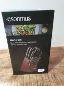ESONMUS KNIFE SET RRP £69.99Condition ReportAppraisal Available on Request - All Items are