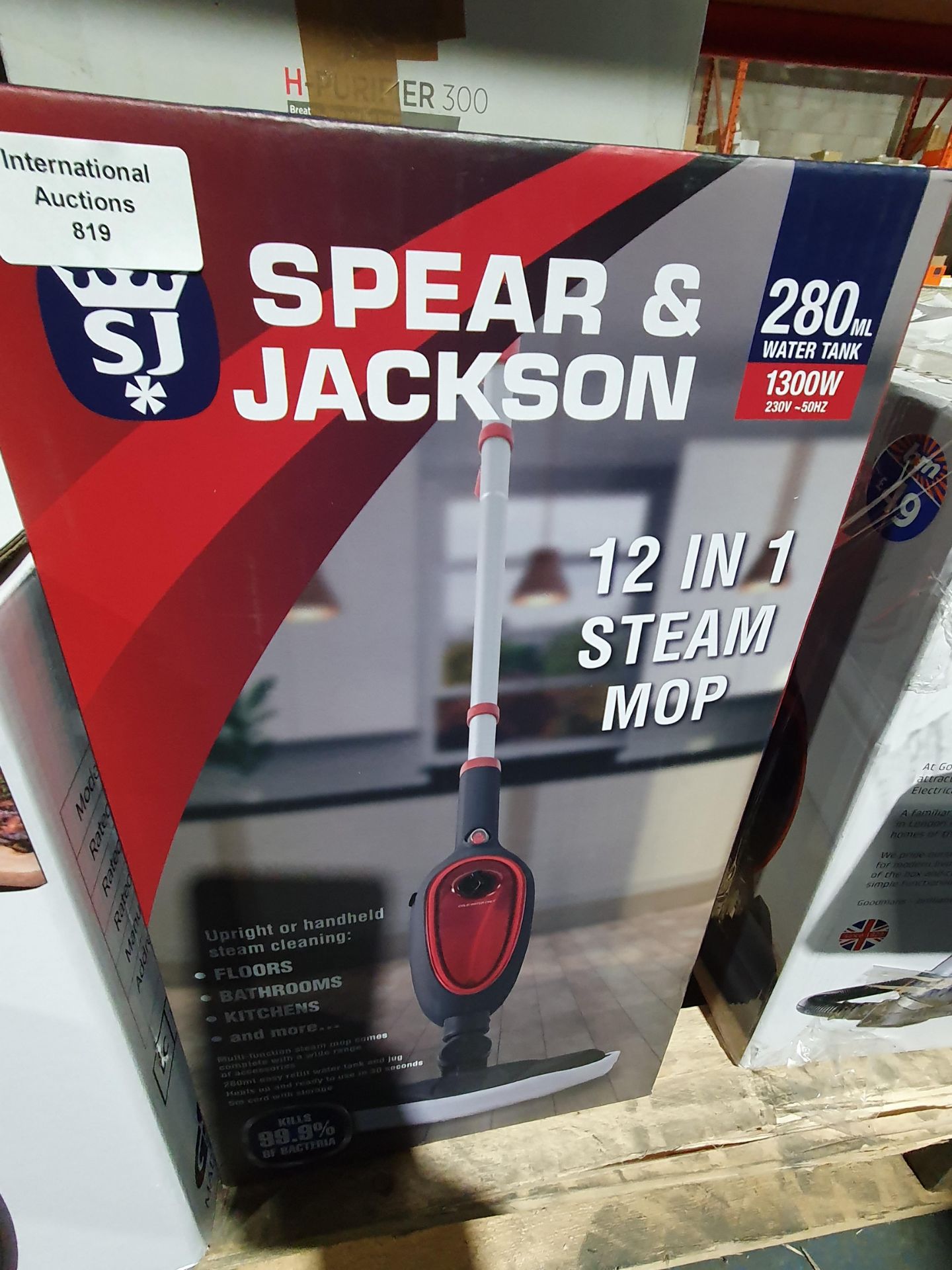 SPEAR & JACKSON 12 IN 1 STEAM MOP RRP £39.99Condition ReportAppraisal Available on Request - All - Image 2 of 2