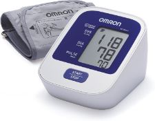 OMRON M2 AUTOMATIC UPPER ARM BLOOD PRESSURE MONITOR RRP £34Condition ReportAppraisal Available on