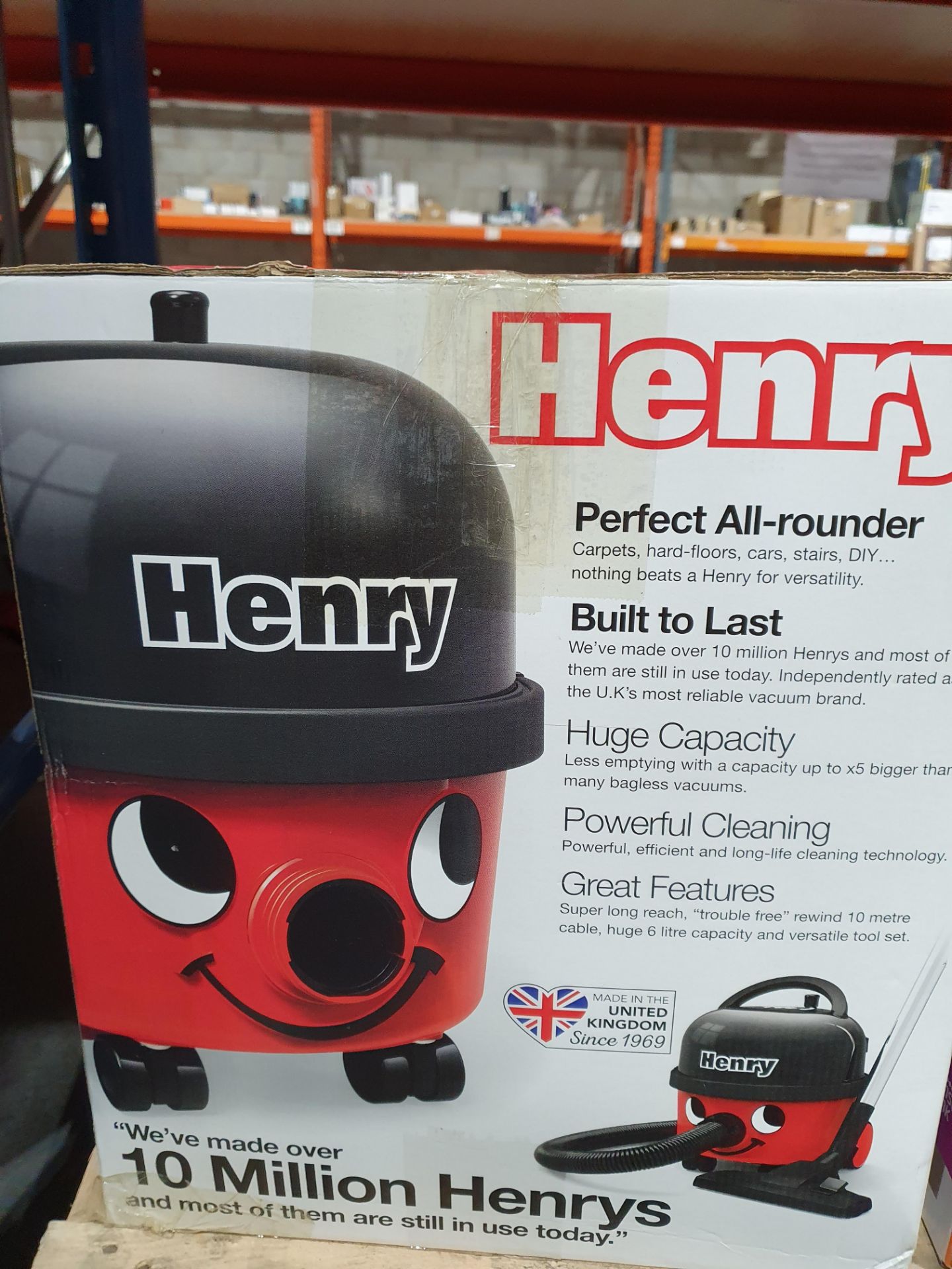 HENRY HOOVER RRP £95Condition ReportAppraisal Available on Request - All Items are Unchecked/