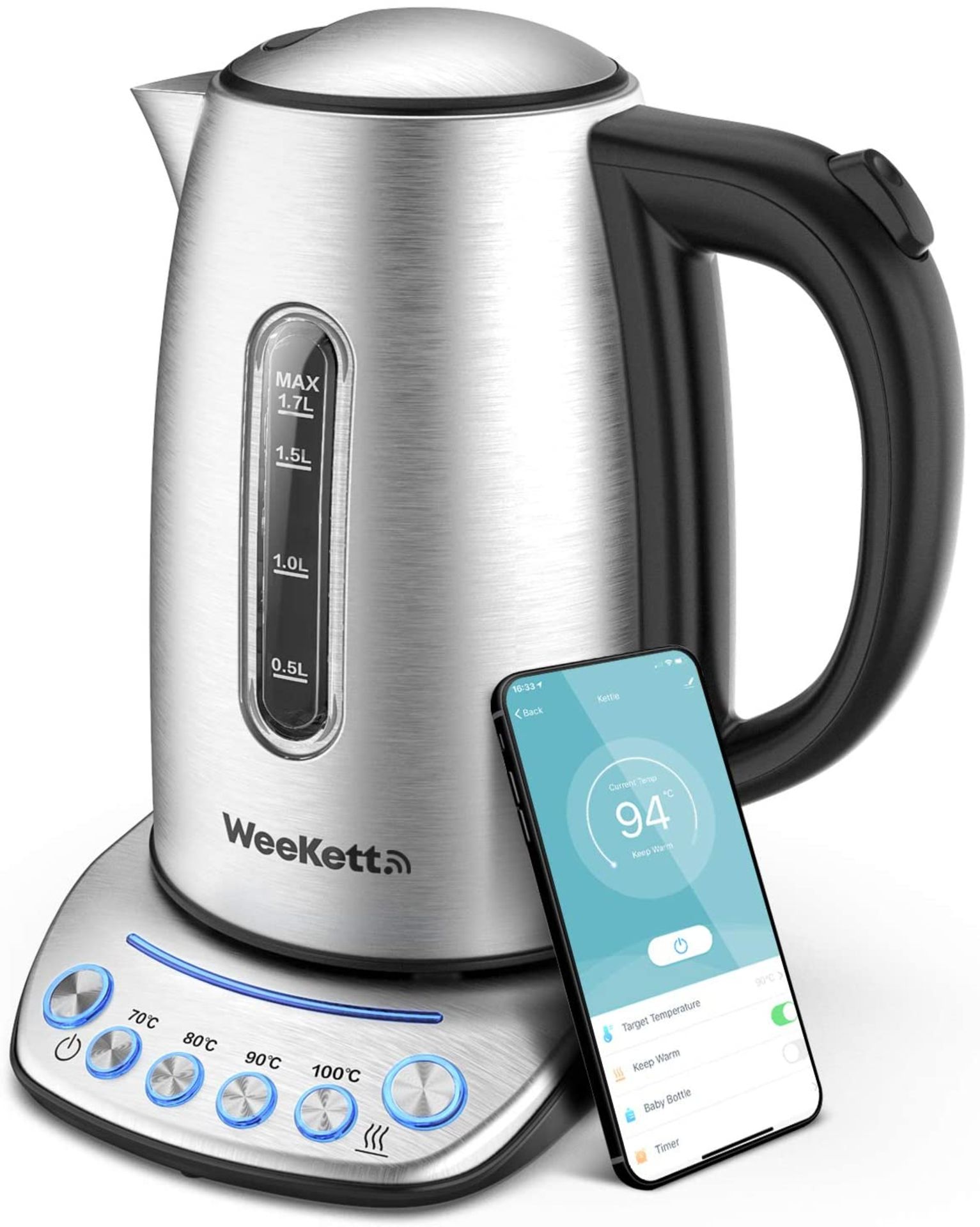 WEEKETT SMART WIFI KETTLE RRP £79.99Condition ReportAppraisal Available on Request - All Items are