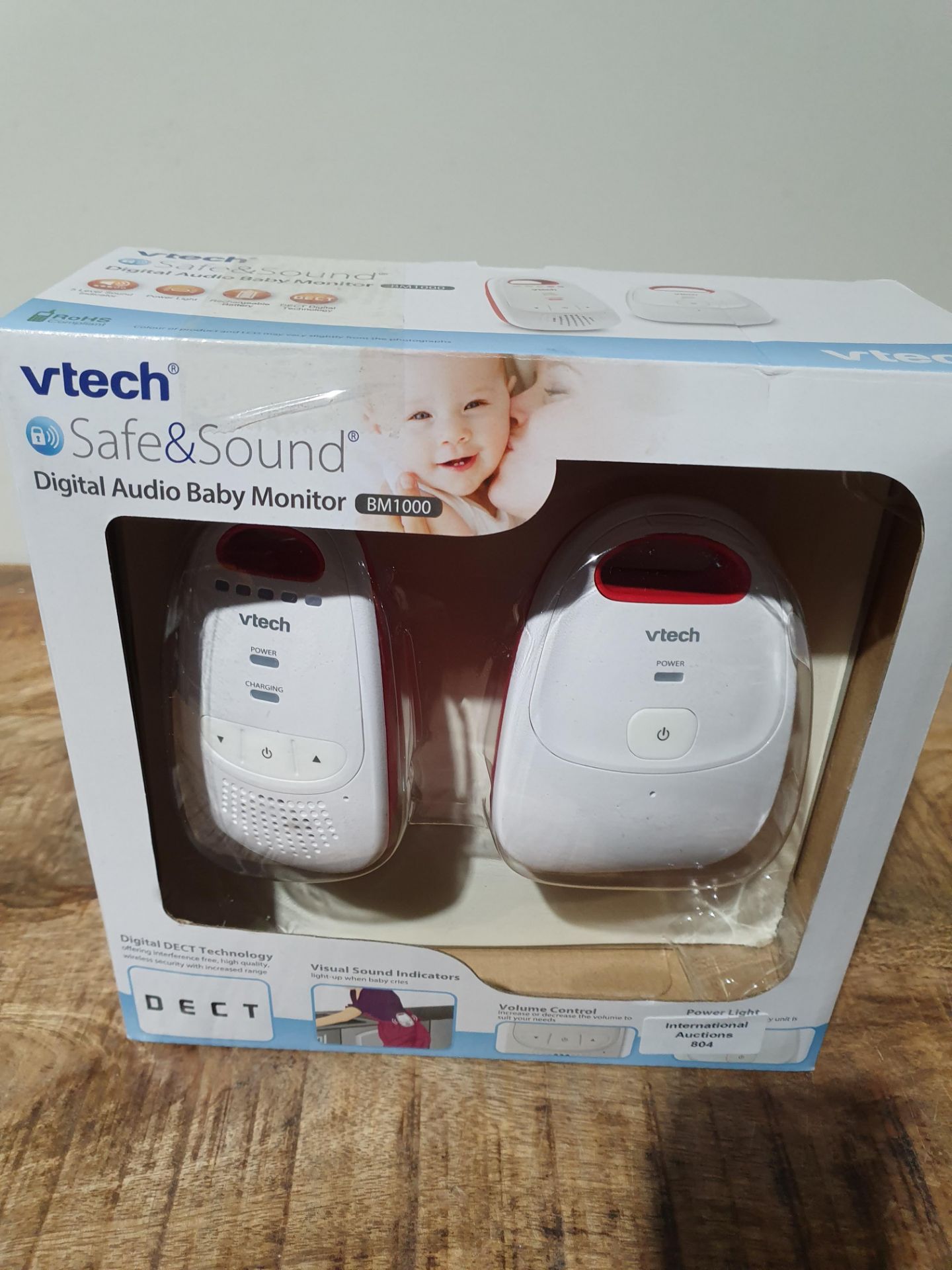 VTECH SAFE&SOUND DIGITAL AUDIO BABY MONITOR BM1000 RRP £26Condition ReportAppraisal Available on - Image 2 of 2