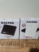 X 2 SALTER SCALES Condition ReportAppraisal Available on Request - All Items are Unchecked/