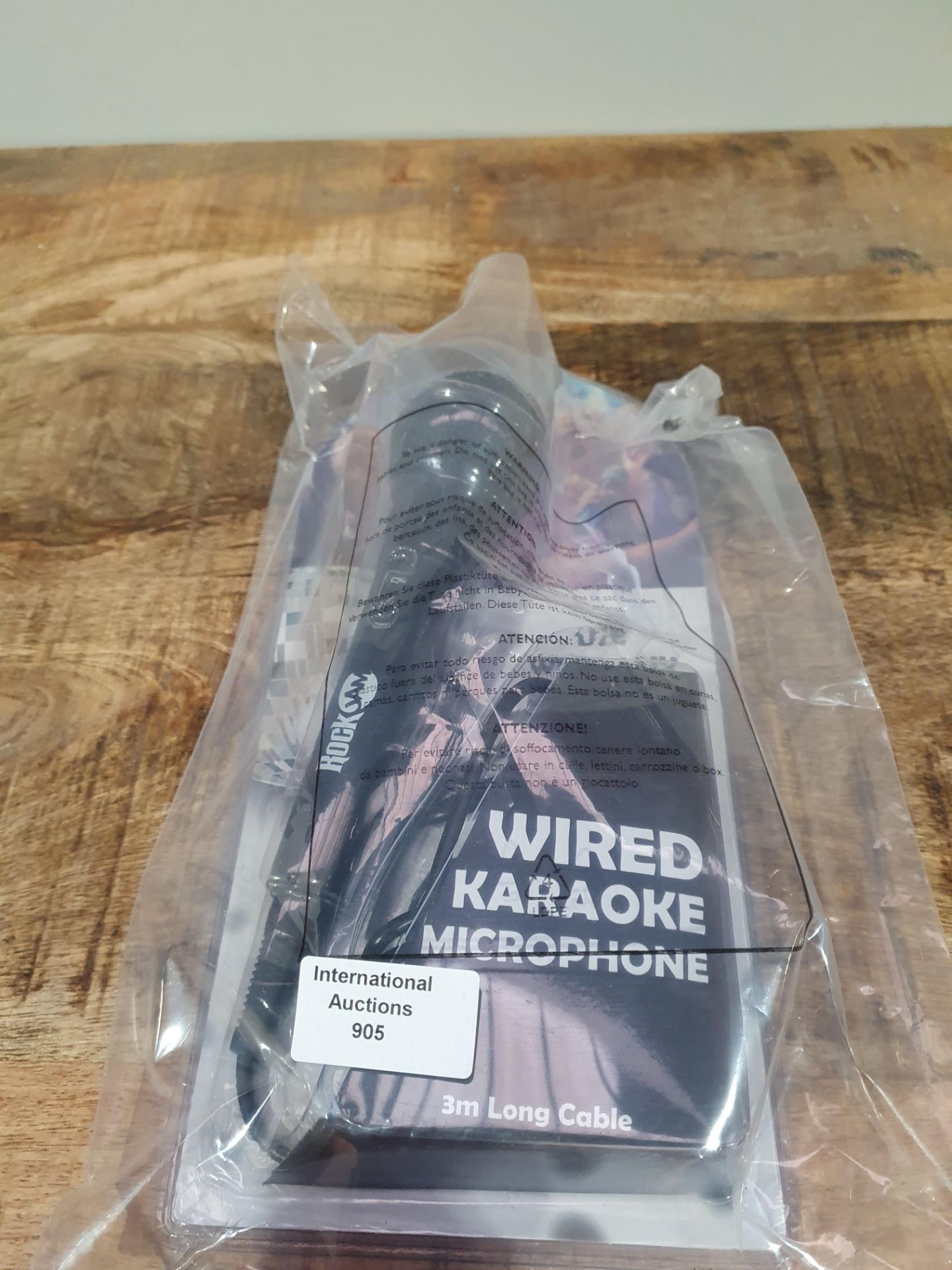 WIRED KARAOKE MICROPHONECondition ReportAppraisal Available on Request - All Items are Unchecked/