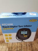 RING RTC1000 RAPID DIGITAL TYRE INFLATOR RRP £45Condition ReportAppraisal Available on Request - All