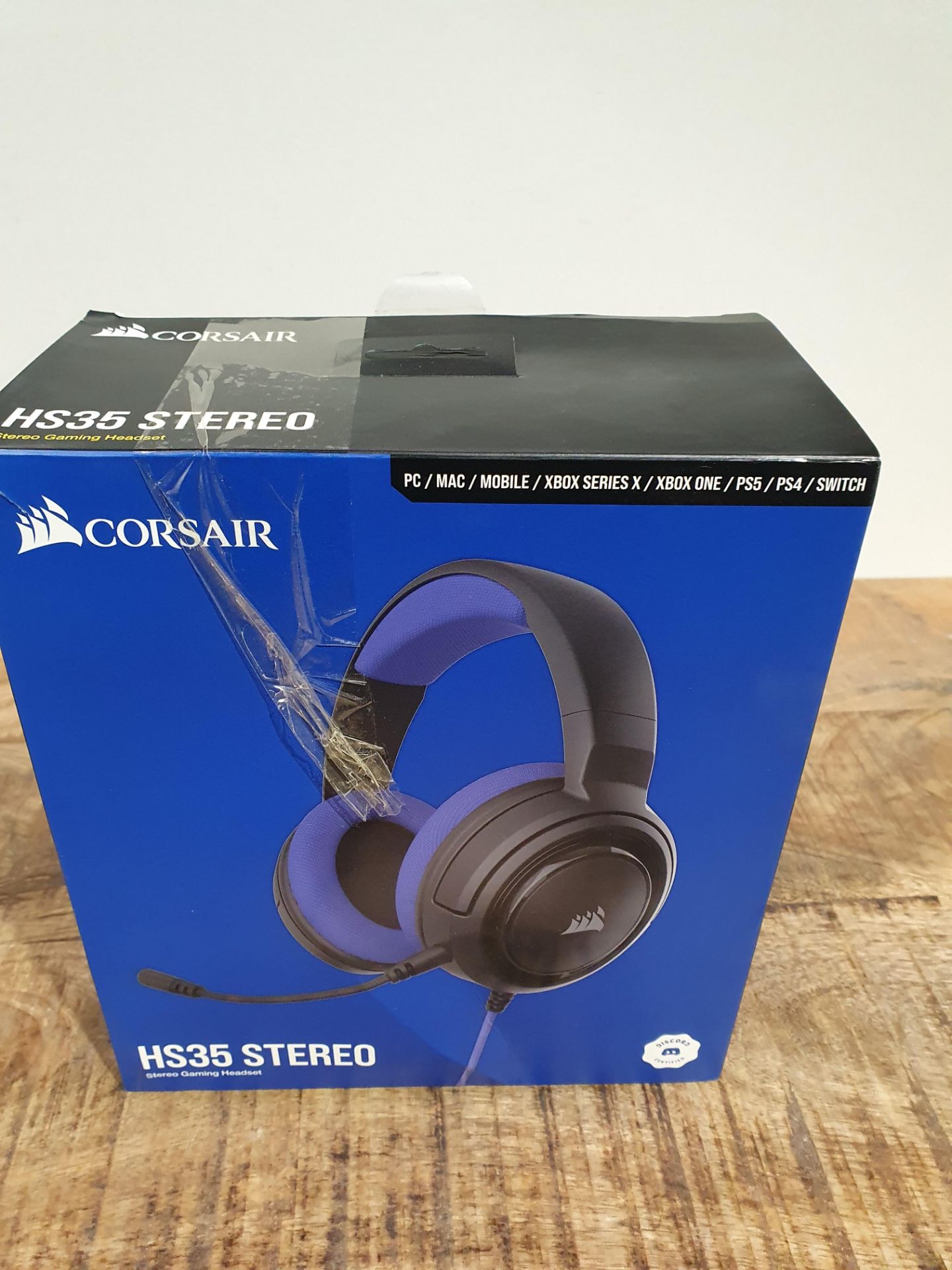 CORSAIR HS35 STEREO GAMING HEADSET RRP £40Condition ReportAppraisal Available on Request - All Items - Image 2 of 2