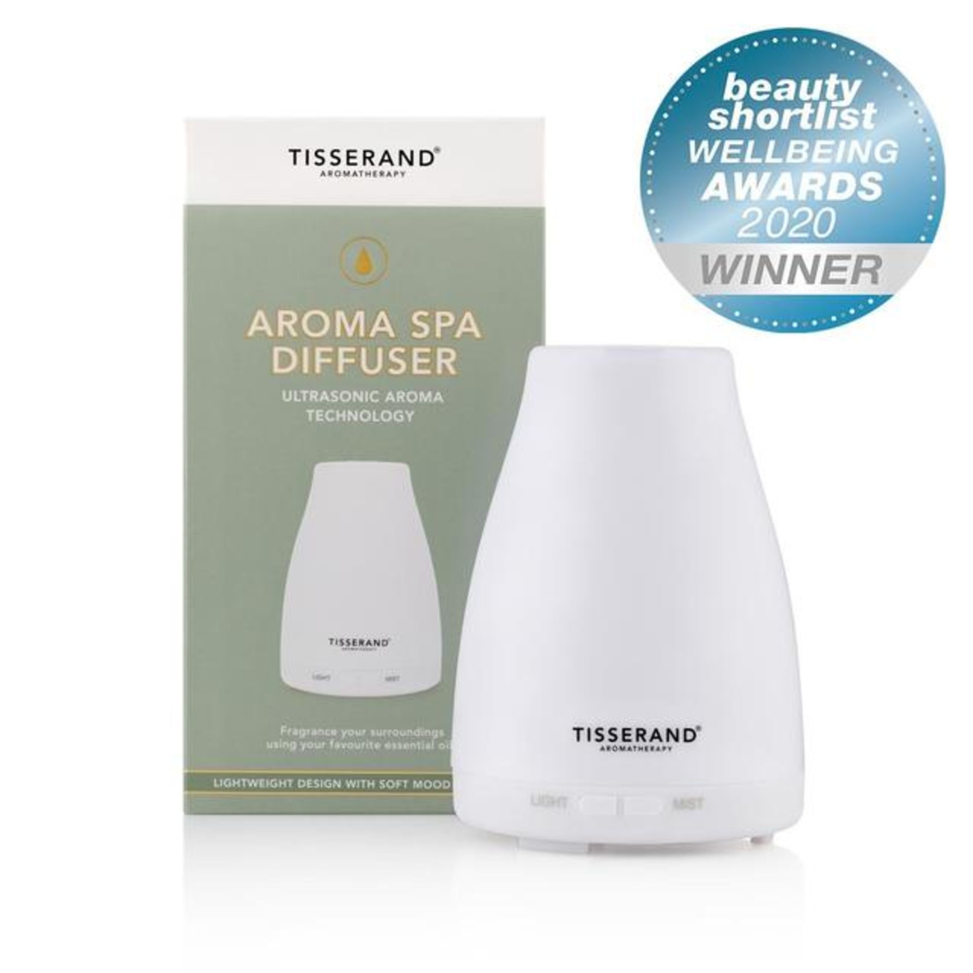 TISSERAND AROMA SPA DIFFUSER ULTRASONIC AROMA TECHNOLOGY RRP £35 Condition ReportAppraisal Available