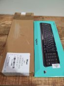 X 2 KEYBOARDS TRUST WIRELESS KEYBOARD AND LOGITECH K360 KEYBOARD Condition ReportAppraisal Available