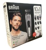 BRAUN ALL-IN-ONE TRIMMER 7 10IN1 STYLING KIT RRP £49.99Condition ReportAppraisal Available on