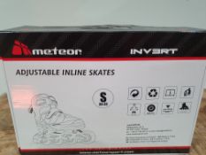 INVERT METEOR ADJUSTABLE INLINE SKATES SIZE SMALLCondition ReportAppraisal Available on Request -