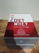 X 2 PHD DIET WHEY 14 DAY STARTER PACKS COMBINED RRP £30 STILL IN DATE Condition ReportAppraisal