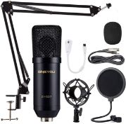 ZINGYOU Condenser Microphone Kit, BM-800 Mic Set with Adjustable Mic Suspension Scissor Arm RRP £