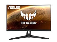 RRP £280.00 ASUS TUF Gaming VG27WQ1B Curved Gaming Monitor 27 Inch WQHD (2560x1440)