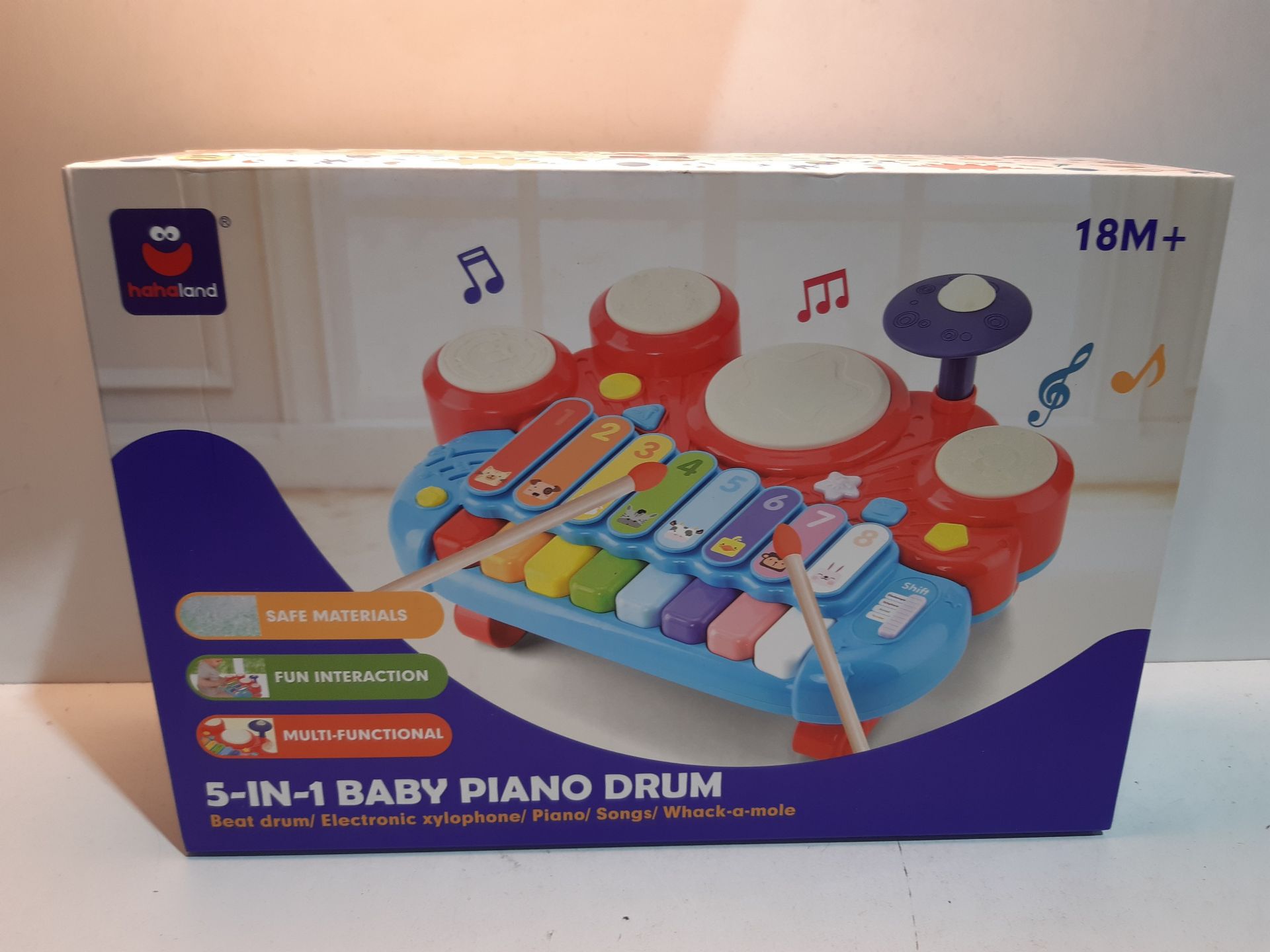 RRP £28.67 CubicFun 5 in 1 Baby Musical Instruments Toddler Toys for 1 Year Old Girls - Image 2 of 2