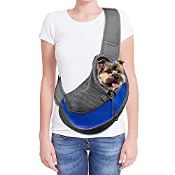 RRP £17.52 Zwini Pet Carrier Hand Free Sling Puppy Carry Bag Small