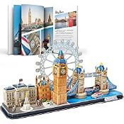 RRP £16.19 CubicFun 3D Puzzles UK London Bridge Big Ben City Skyline
