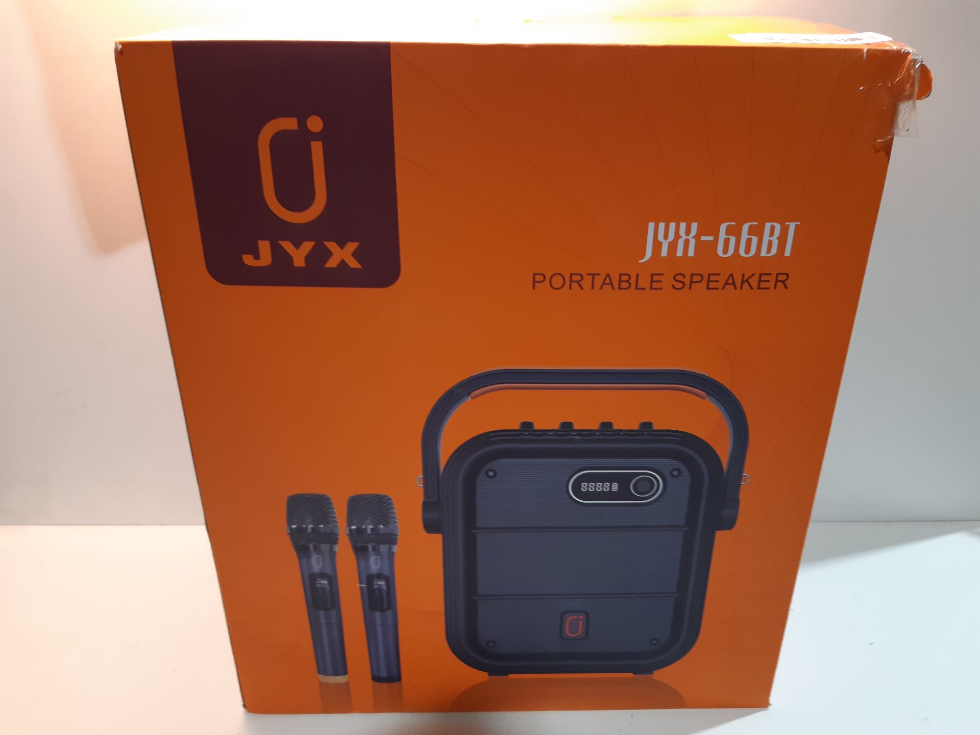 RRP £100.10 JYX Karaoke Machine with Two Wireless Microphone - Image 2 of 2